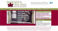 Desktop Screenshot of innerlightsoulyoga.com